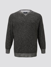 langarm Sweatshirt - Männer - Dark Greyish Black langarm Sweatshirt - Männer - Dark Greyish Black - 7 - Men Plus