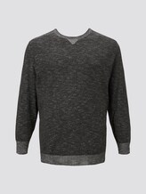 langarm Sweatshirt - Männer - Dark Greyish Black langarm Sweatshirt - Männer - Dark Greyish Black - 8 - Men Plus