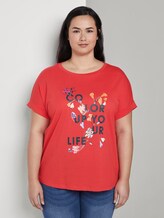 T-Shirt mit Schrift-Print - Frauen - Virtual Rec T-Shirt mit Schrift-Print - Frauen - Virtual Rec - 1 - My True Me