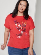 T-Shirt mit Schrift-Print - Frauen - Virtual Rec T-Shirt mit Schrift-Print - Frauen - Virtual Rec - 5 - My True Me