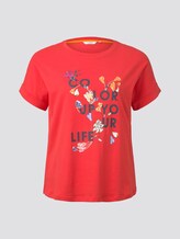 T-Shirt mit Schrift-Print - Frauen - Virtual Rec T-Shirt mit Schrift-Print - Frauen - Virtual Rec - 7 - My True Me