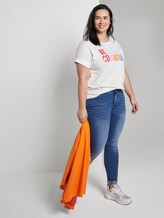 T-shirt with a letter print - Women - Whisper White T-shirt with a letter print - Women - Whisper White - 3 - My True Me