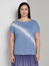 T-Shirt im Batik-Look - Frauen - Parisienne Blue T-Shirt im Batik-Look - Frauen - Parisienne Blue - 1 - My True Me