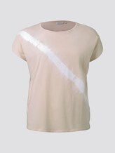 T-shirt with a tie-dye print - Women - soft vanilla T-shirt with a tie-dye print - Women - soft vanilla - 7 - My True Me
