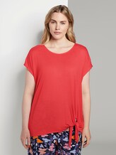 T-Shirt mit Knoten-Detail - Frauen - Virtual Rec T-Shirt mit Knoten-Detail - Frauen - Virtual Rec - 1 - My True Me