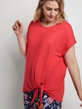 T-Shirt mit Knoten-Detail - Frauen - Virtual Rec T-Shirt mit Knoten-Detail - Frauen - Virtual Rec - 5 - My True Me