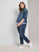 3/4 Arm Shirt mit Rippkragen - Frauen - Parisienne Blue 3/4 Arm Shirt mit Rippkragen - Frauen - Parisienne Blue - 3 - My True Me