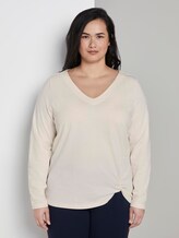 Sweatshirt mit Knoten-Detail - Frauen - Whisper White Sweatshirt mit Knoten-Detail - Frauen - Whisper White - 1 - My True Me