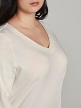 Sweatshirt mit Knoten-Detail - Frauen - Whisper White Sweatshirt mit Knoten-Detail - Frauen - Whisper White - 9 - My True Me