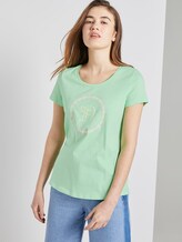 T-Shirt mit Logo-Print - Frauen - soft neo green T-Shirt mit Logo-Print - Frauen - soft neo green - 5 - TOM TAILOR Denim