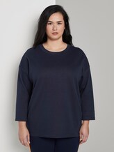 Zweilagiges Sweatshirt - Frauen - Real Navy Blue Zweilagiges Sweatshirt - Frauen - Real Navy Blue - 1 - My True Me