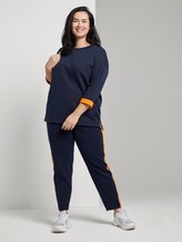 Zweilagiges Sweatshirt - Frauen - Real Navy Blue Zweilagiges Sweatshirt - Frauen - Real Navy Blue - 3 - My True Me