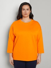 Zweilagiges Sweatshirt - Frauen - bright mandarin Zweilagiges Sweatshirt - Frauen - bright mandarin - 1 - My True Me