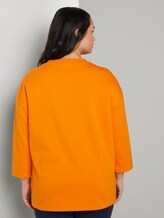 Zweilagiges Sweatshirt - Frauen - bright mandarin Zweilagiges Sweatshirt - Frauen - bright mandarin - 2 - My True Me