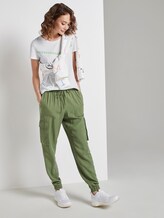 Nena & Larissa: T-Shirt mit Printstreifen - Frauen - Off White Nena & Larissa: T-Shirt mit Printstreifen - Frauen - Off White - 3 - TOM TAILOR Denim