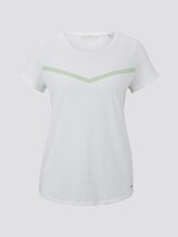 Nena & Larissa: T-Shirt mit Printstreifen - Frauen - Off White Nena & Larissa: T-Shirt mit Printstreifen - Frauen - Off White - 7 - TOM TAILOR Denim