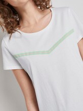 Nena & Larissa: T-Shirt mit Printstreifen - Frauen - Off White Nena & Larissa: T-Shirt mit Printstreifen - Frauen - Off White - 9 - TOM TAILOR Denim