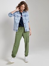 Nena & Larissa: T-Shirt mit Printstreifen - Frauen - Real Navy Blue Nena & Larissa: T-Shirt mit Printstreifen - Frauen - Real Navy Blue - 3 - TOM TAILOR Denim