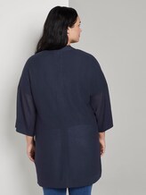 Cardigan mit weiten Ärmeln - Frauen - Real Navy Blue Cardigan mit weiten Ärmeln - Frauen - Real Navy Blue - 2 - My True Me