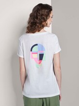 Nena & Larissa: T-Shirt mit beidseitigem Print - Frauen - Off White Nena & Larissa: T-Shirt mit beidseitigem Print - Frauen - Off White - 2 - TOM TAILOR Denim