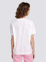 Lockeres T-Shirt mit Print - Frauen - Off White Lockeres T-Shirt mit Print - Frauen - Off White - 2 - TOM TAILOR Denim