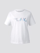 Lockeres T-Shirt mit Print - Frauen - Off White Lockeres T-Shirt mit Print - Frauen - Off White - 7 - TOM TAILOR Denim