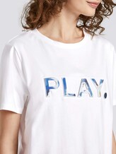 Lockeres T-Shirt mit Print - Frauen - Off White Lockeres T-Shirt mit Print - Frauen - Off White - 9 - TOM TAILOR Denim