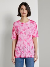 Batik T-Shirt - Frauen - washed pink Batik T-Shirt - Frauen - washed pink - 1 - TOM TAILOR Denim