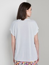 Lockeres Basic T-Shirt - Frauen - Off White Lockeres Basic T-Shirt - Frauen - Off White - 2 - TOM TAILOR Denim
