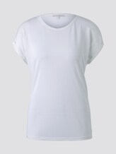 Lockeres Basic T-Shirt - Frauen - Off White Lockeres Basic T-Shirt - Frauen - Off White - 7 - TOM TAILOR Denim