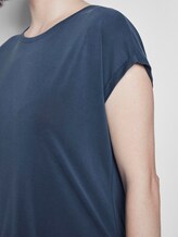 Lockeres Basic T-Shirt - Frauen - Real Navy Blue Lockeres Basic T-Shirt - Frauen - Real Navy Blue - 9 - TOM TAILOR Denim