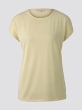Lockeres T-Shirt aus Modal - Frauen - pale yellow Lockeres T-Shirt aus Modal - Frauen - pale yellow - 7 - TOM TAILOR Denim