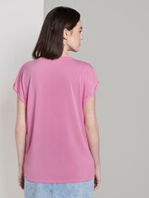 Lockeres Basic T-Shirt - Frauen - bright pink Lockeres Basic T-Shirt - Frauen - bright pink - 2 - TOM TAILOR Denim