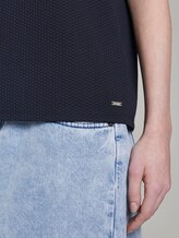 Strukturiertes Top mit Flügelärmeln - Frauen - Real Navy Blue Strukturiertes Top mit Flügelärmeln - Frauen - Real Navy Blue - 10 - TOM TAILOR Denim