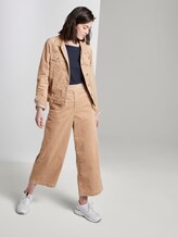 Geripptes Langarmshirt mit Carree-Ausschnitt - Frauen - Real Navy Blue Geripptes Langarmshirt mit Carree-Ausschnitt - Frauen - Real Navy Blue - 3 - TOM TAILOR Denim