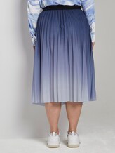 Plissierter Midi-Rock mit Farbverlauf - Frauen - Real Navy Blue Plissierter Midi-Rock mit Farbverlauf - Frauen - Real Navy Blue - 2 - My True Me