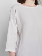 T-shirt met strik in materiaalmix - Frauen - Off White T-shirt met strik in materiaalmix - Frauen - Off White - 9 - TOM TAILOR Denim