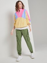 Nena & Larissa: Oversized Sweatshirt mit Troyer-Kragen - Frauen - pale yellow Nena & Larissa: Oversized Sweatshirt mit Troyer-Kragen - Frauen - pale yellow - 3 - TOM TAILOR Denim