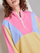 Nena & Larissa: Oversized Sweatshirt mit Troyer-Kragen - Frauen - pale yellow Nena & Larissa: Oversized Sweatshirt mit Troyer-Kragen - Frauen - pale yellow - 9 - TOM TAILOR Denim