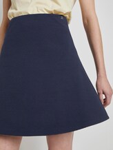 Mini Skaterrock mit Waffelstruktur - Frauen - Real Navy Blue Mini Skaterrock mit Waffelstruktur - Frauen - Real Navy Blue - 9 - TOM TAILOR Denim