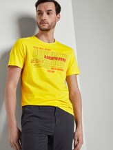 T-Shirt mit Print - Männer - bright yellow T-Shirt mit Print - Männer - bright yellow - 5 - TOM TAILOR