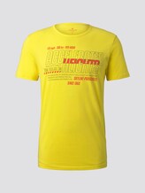 T-Shirt mit Print - Männer - bright yellow T-Shirt mit Print - Männer - bright yellow - 7 - TOM TAILOR