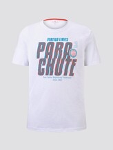 Sportliches T-Shirt mit Print - Männer - White Sportliches T-Shirt mit Print - Männer - White - 7 - TOM TAILOR