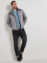 Bunt meliertes T-Shirt - Männer - teal spacedye Bunt meliertes T-Shirt - Männer - teal spacedye - 3 - TOM TAILOR