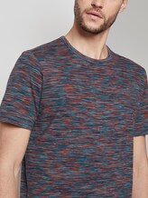 Kleurrijk gevlekt T-shirt - Männer - red spacedye Kleurrijk gevlekt T-shirt - Männer - red spacedye - 9 - TOM TAILOR