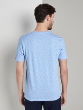 T-shirt with an all-over print - Men - blue irregular numbers design T-shirt with an all-over print - Men - blue irregular numbers design - 2 - TOM TAILOR