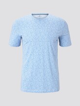 T-shirt with an all-over print - Men - blue irregular numbers design T-shirt with an all-over print - Men - blue irregular numbers design - 7 - TOM TAILOR