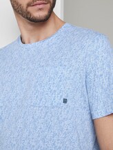 T-shirt with an all-over print - Men - blue irregular numbers design T-shirt with an all-over print - Men - blue irregular numbers design - 9 - TOM TAILOR