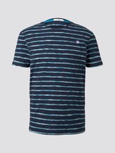 Striped T-shirt with a chest pocket - Men - yellow spacedye stripe Striped T-shirt with a chest pocket - Men - yellow spacedye stripe - 7 - TOM TAILOR