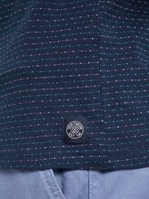 T-shirt with a textured pattern - Men - Black Iris Blue T-shirt with a textured pattern - Men - Black Iris Blue - 10 - TOM TAILOR